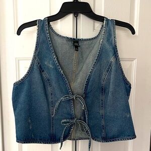 Wild Fable Blue Denim Vest